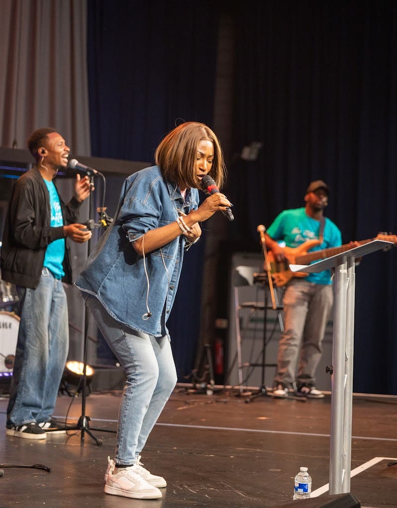 Olaide Bisola performing live